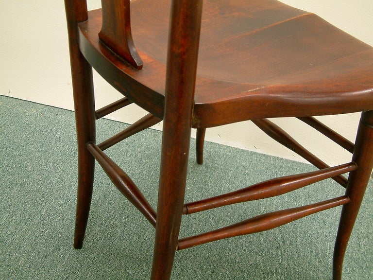 F. H. Conant's Sons Highback Cherrywood Side Chairs 1